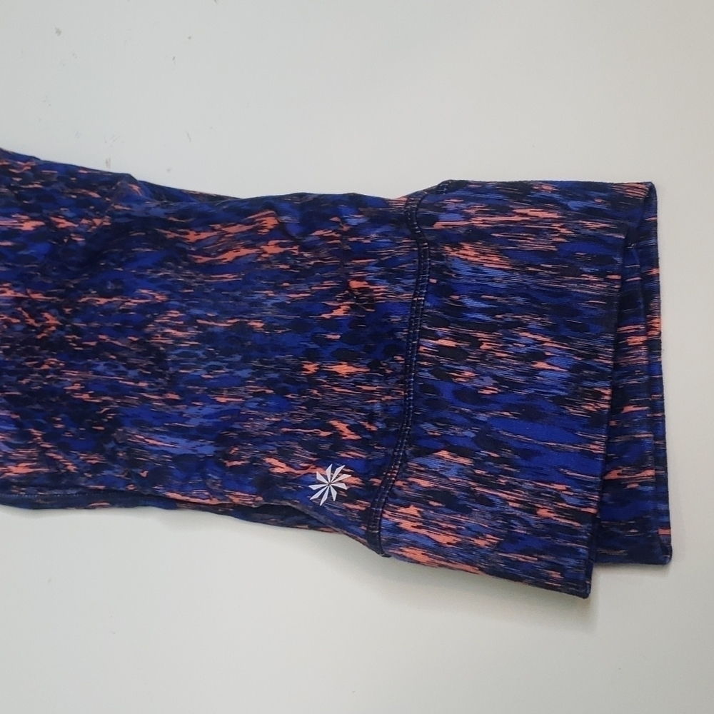 𝅺ATHLETA Blue Coral Leggings - Picture 3 of 10